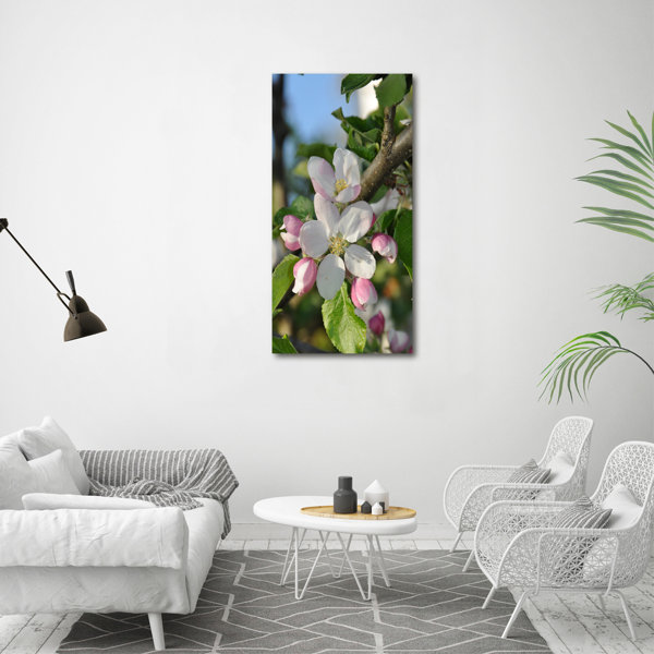 Ebern Designs Cherry Blossoms Wrapped Canvas Art Prints Uk